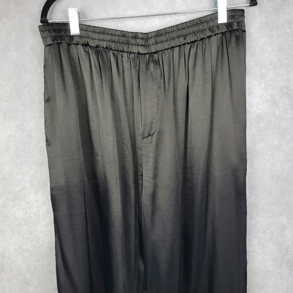Forever 21 satin black elastic waist pull on pants palazzo pants 3XL - Picture 4 of 12